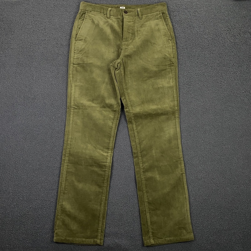 Katin Corey Corduroy Pant Mens 31x32 Slim Straight Chino Olive Green